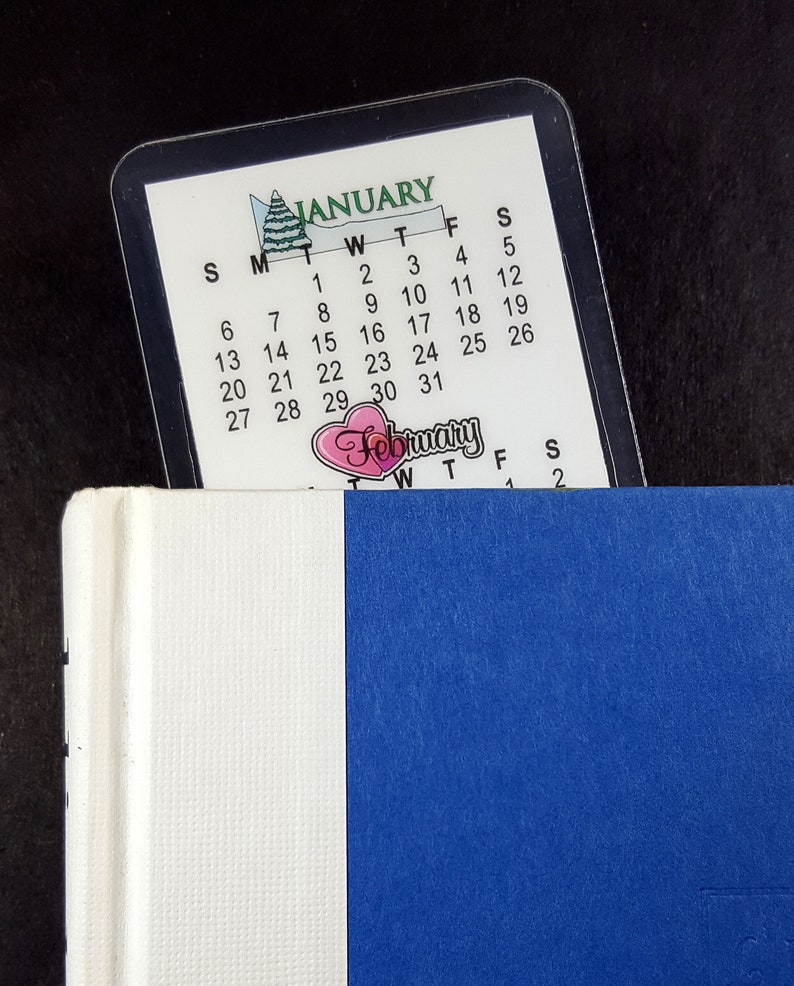 2021 Calendar Bookmark Laminated to Last All Year Without ...