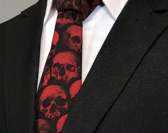 Skull Wedding Necktie