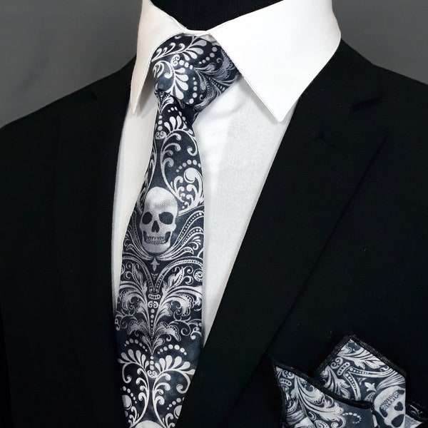 mens skull bow ties
