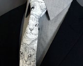 Ties with Cats – Mens Cat theme Necktie