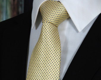 Gold Ties for Men – 100% Silk Mens Gold Necktie