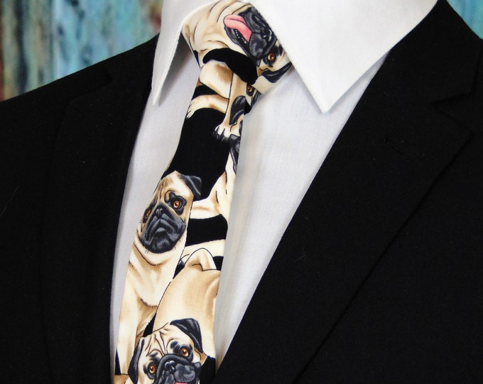 Pug Necktie – Ties with Dogs