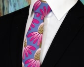 Sunflower Necktie – Mens Ties with Sunflowers