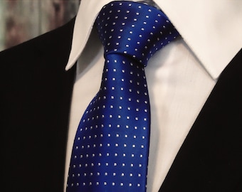 Cobalt Blue Ties – Mens Cobalt Blue Necktie