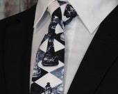 Chess Tie – Mens Chess Themed Necktie