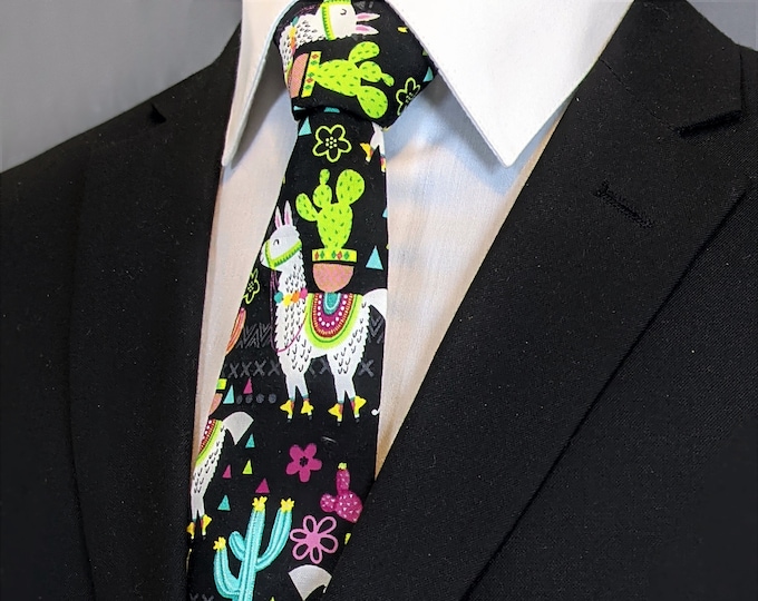 Llama Neckties – Christmas Llama Tie