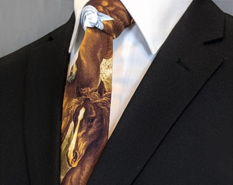 Horse Necktie –  Mens Ties with Horses