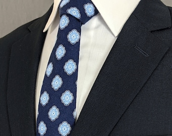 Navy Blue Necktie, Navy Blue Tie, Mens Necktie, Mens Tie, Navy Necktie, Navy Tie, Blue Necktie, Blue Tie, Wedding, Bridal, Father, Gift, Dad