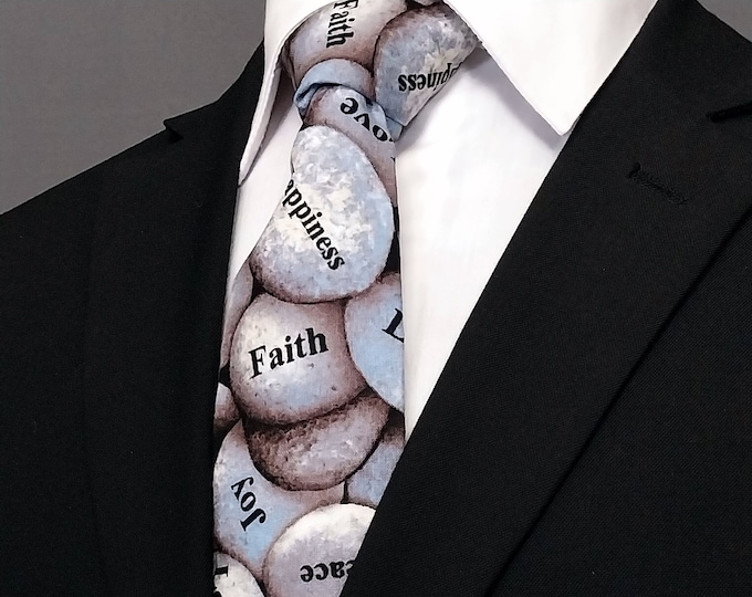 Religious Faith Neckties – also Available Extra Long.