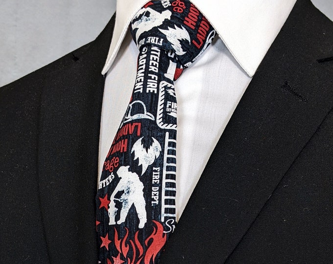 Firefighter Necktie – Firefighter Hero Tie