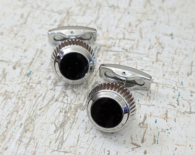 Rounds Cuff links – Mens Round Polished Cufflinks