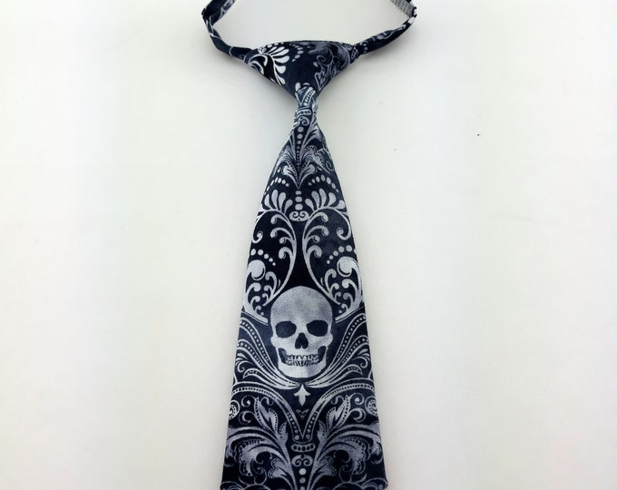 Toddler Tie – Baby Skull Necktie