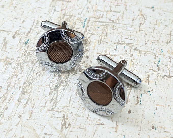 Rounds Cuff links – Mens Round Polished Cufflinks