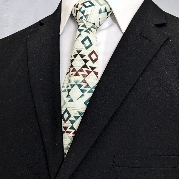 Geometric Southwest Necktie