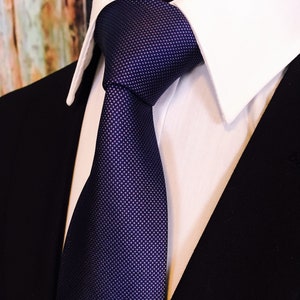 Groomsmen Ties – Navy Blue Silk Necktie