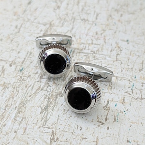 Rounds Cuff links – Mens Round Polished Cufflinks