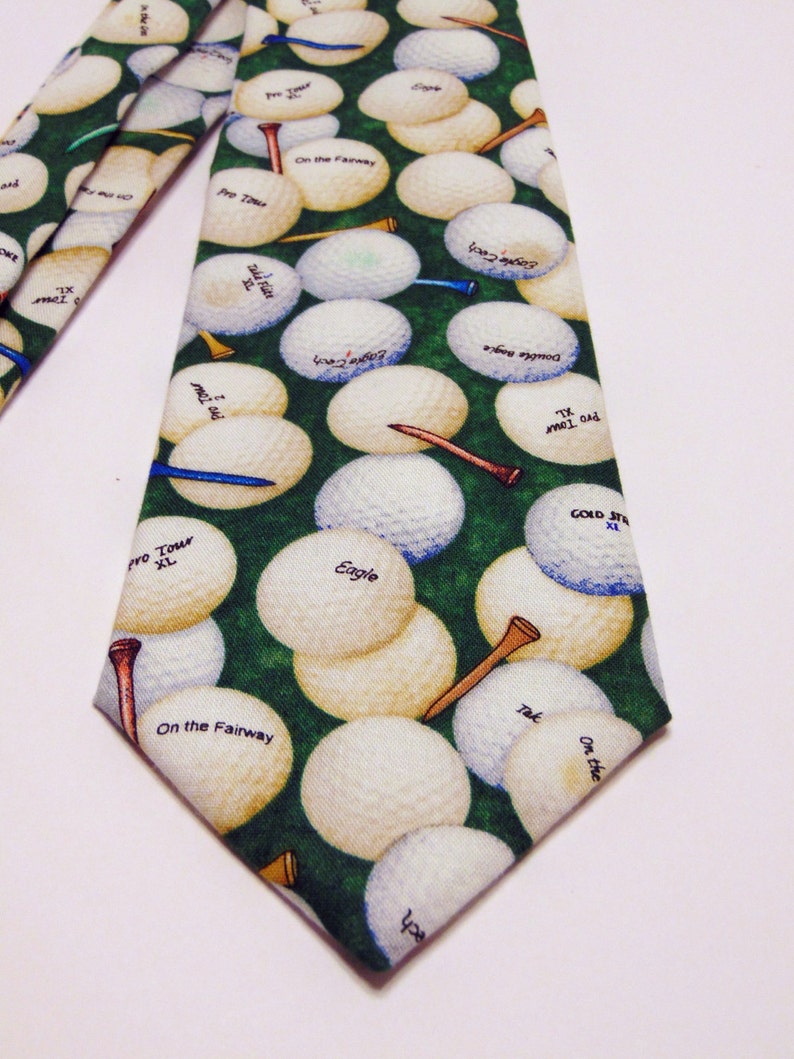 Golf Gifts for Men Golf Neckties / Mens Golf Tie With Golf Etsy
