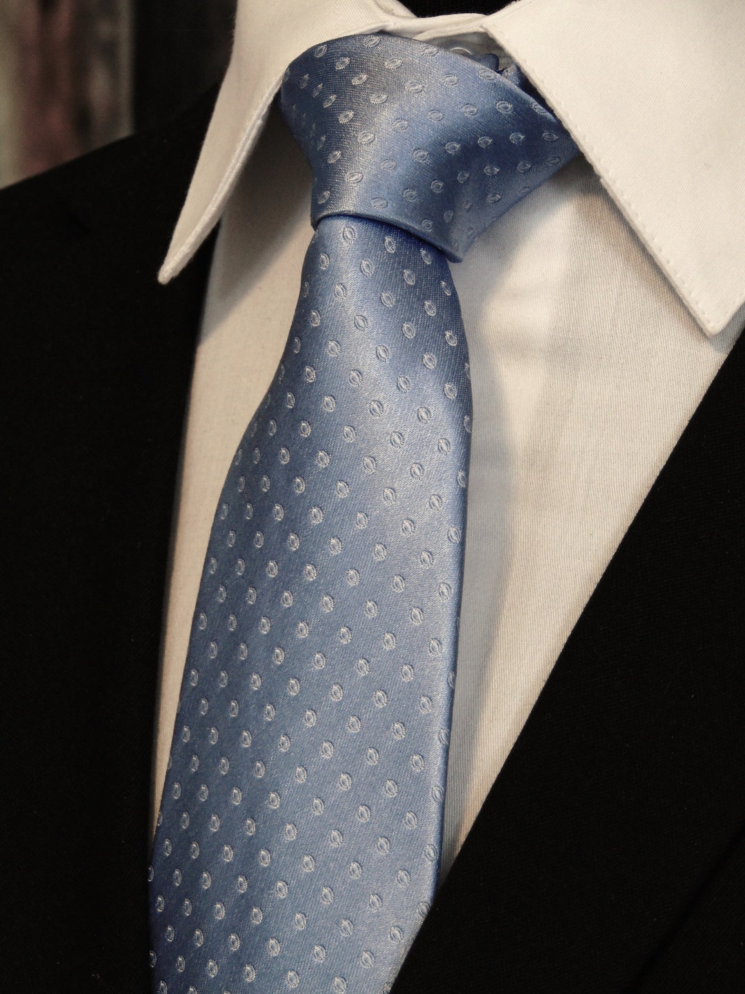 Light Blue Ties Mens Silk Light Blue Necktie Etsy