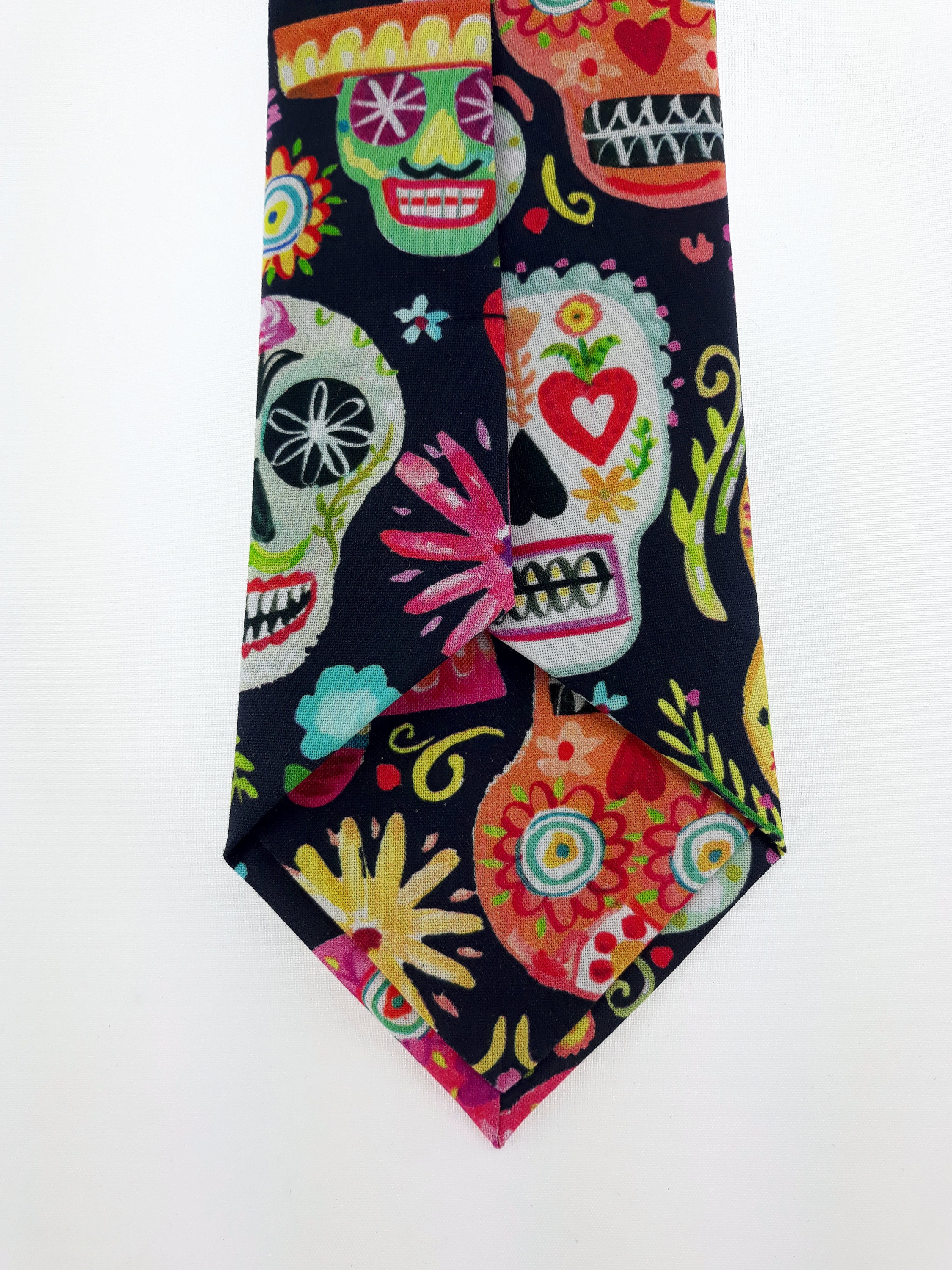 Colorful Skull Ties – Day of the Dead Neck Ties