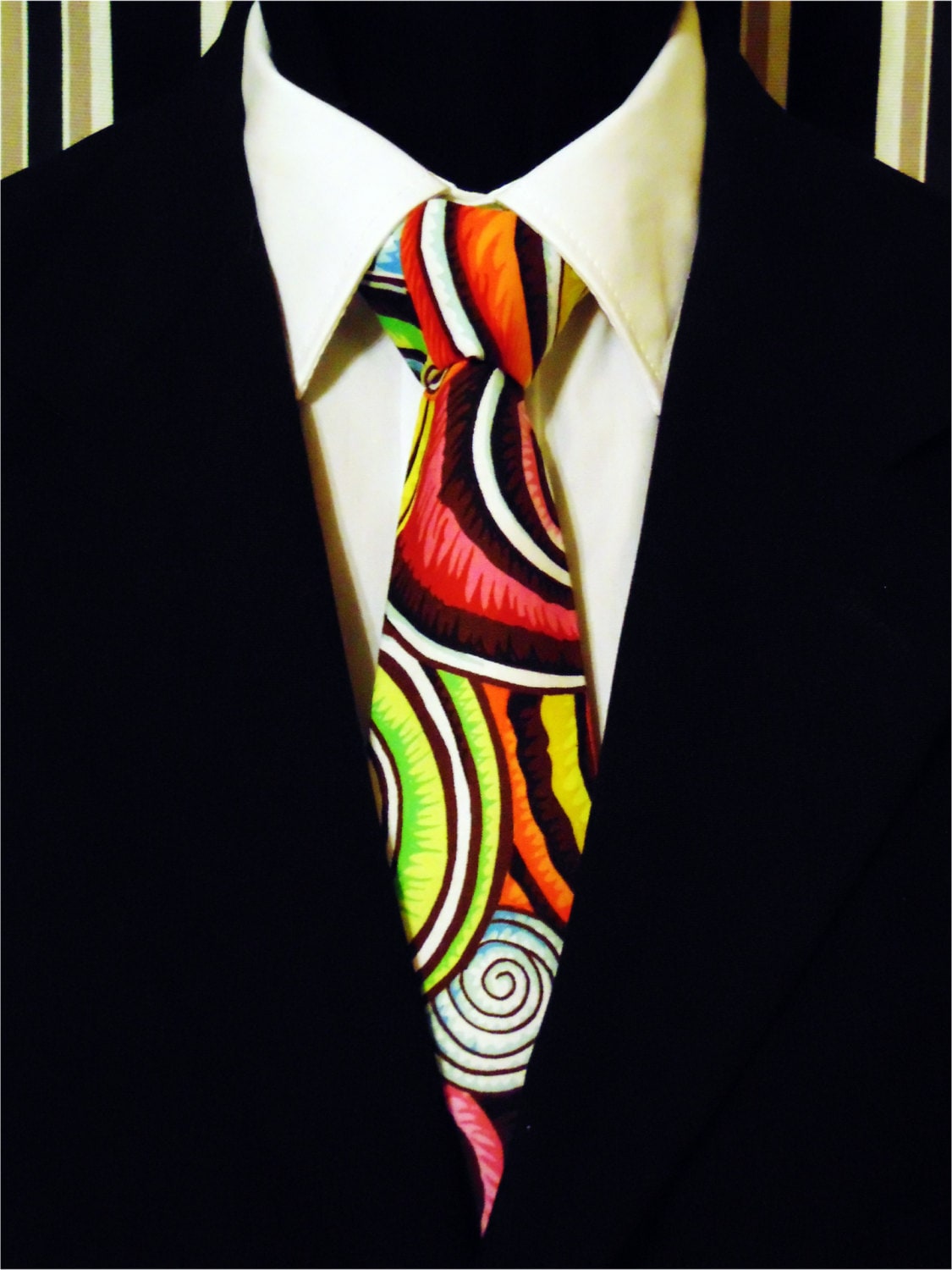 colorful neck ties