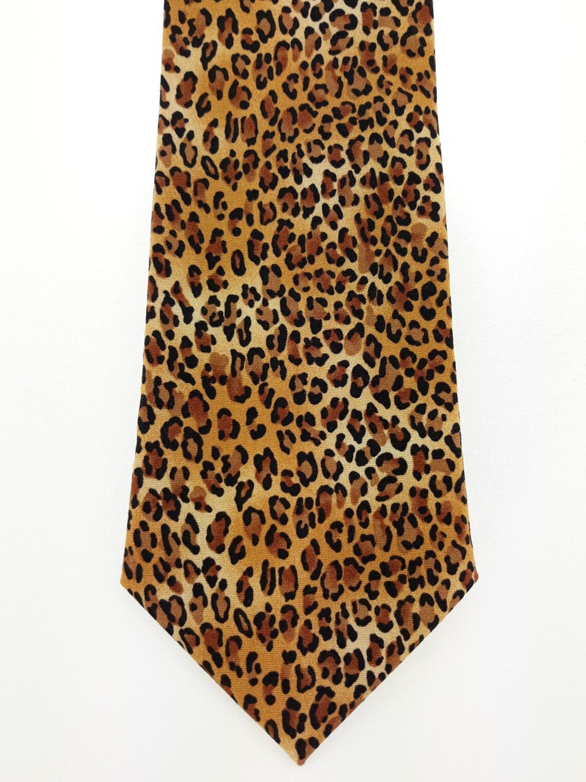 Leopard Tie Animal Print Neckties Available as a Extra Long Etsy