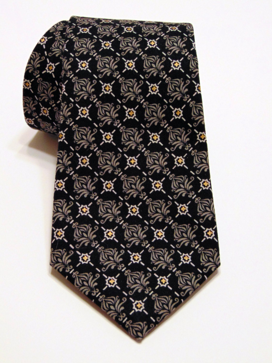 Classic Necktie, Classic Tie, Mens Necktie, Mens Tie, Black Necktie ...