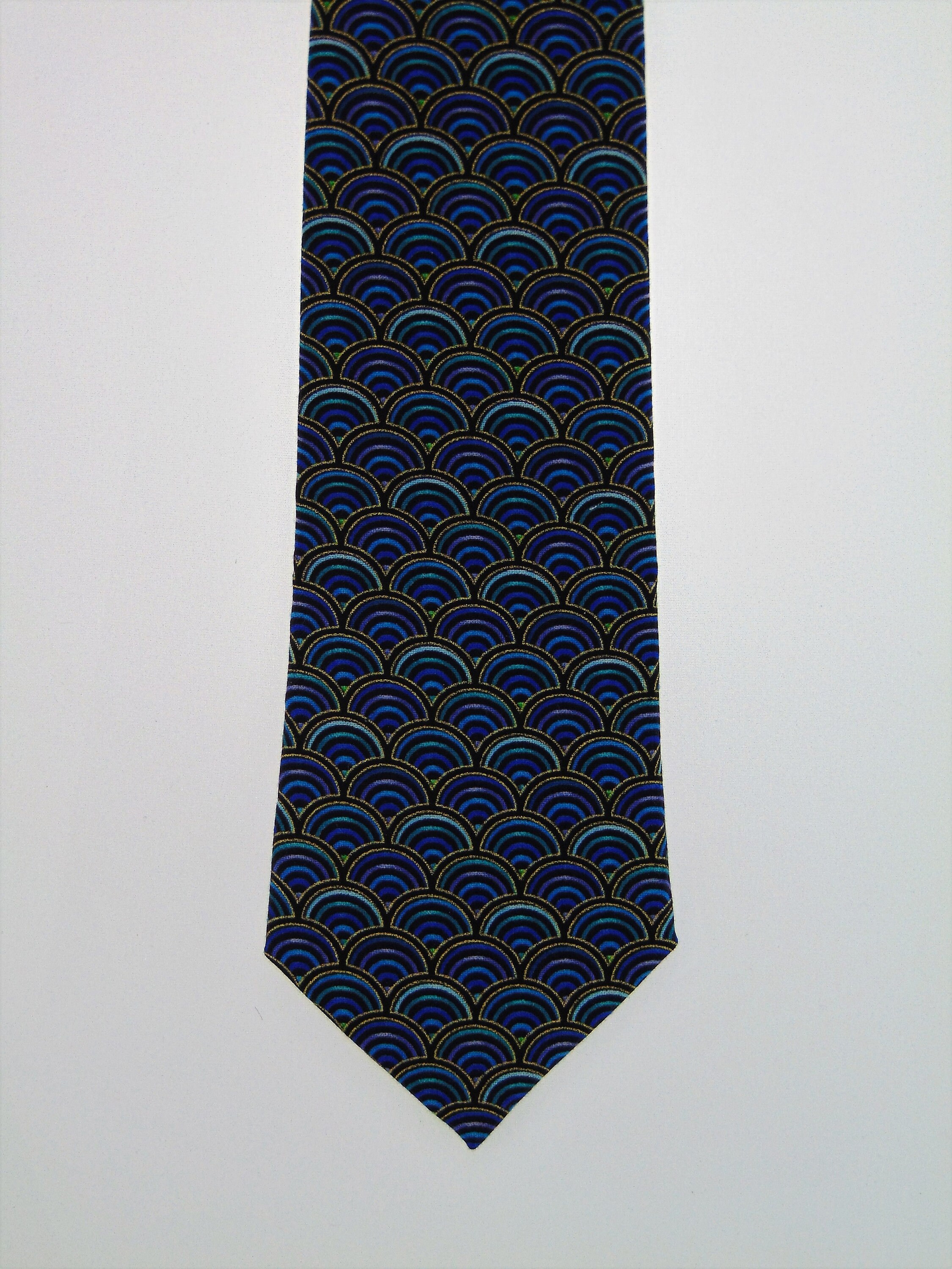 Extra Long Neckties Mens Abstract Peacock Tie