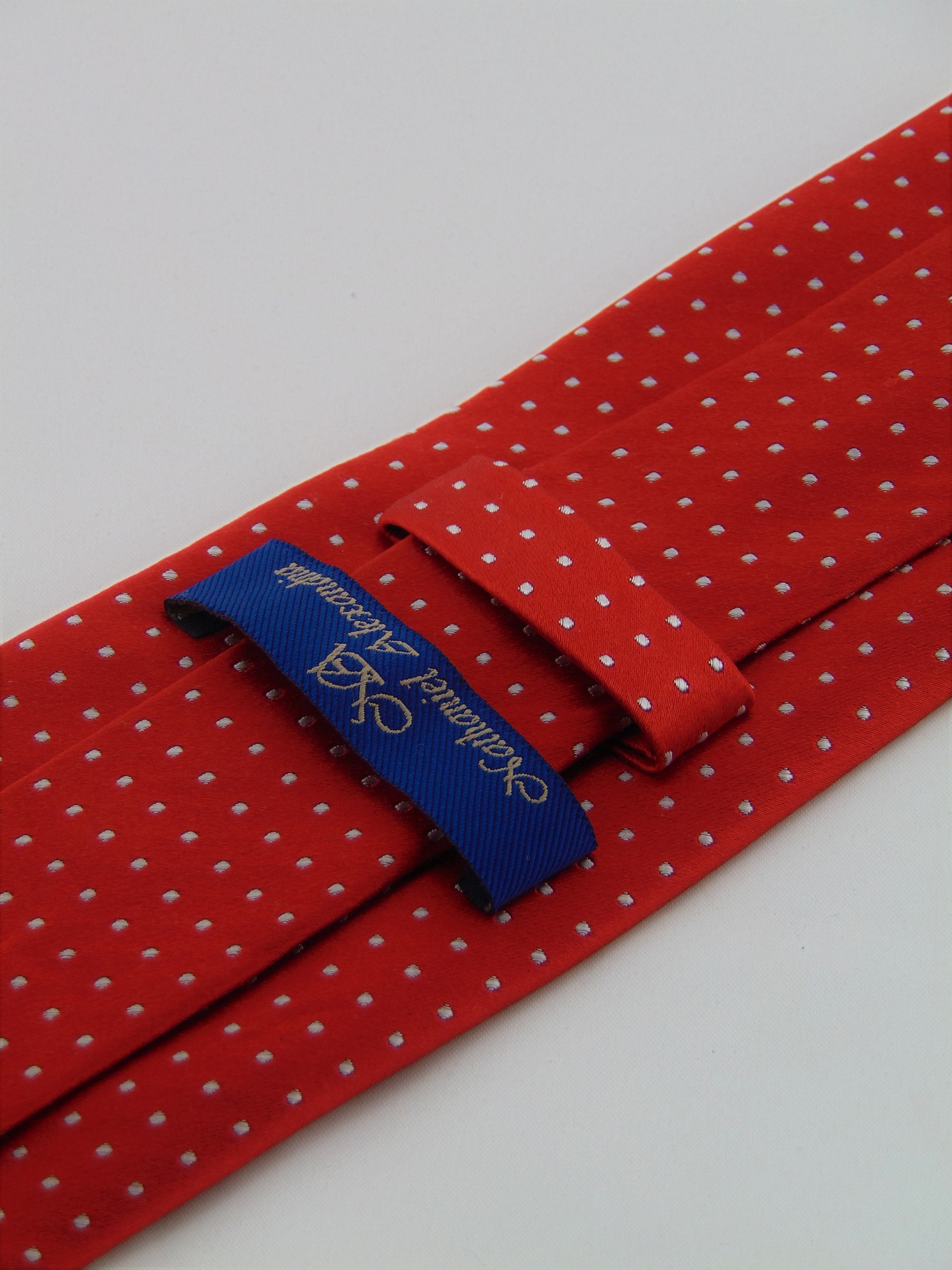 Wedding Tie for Dad Mens Wedding Necktie Red and White | Etsy