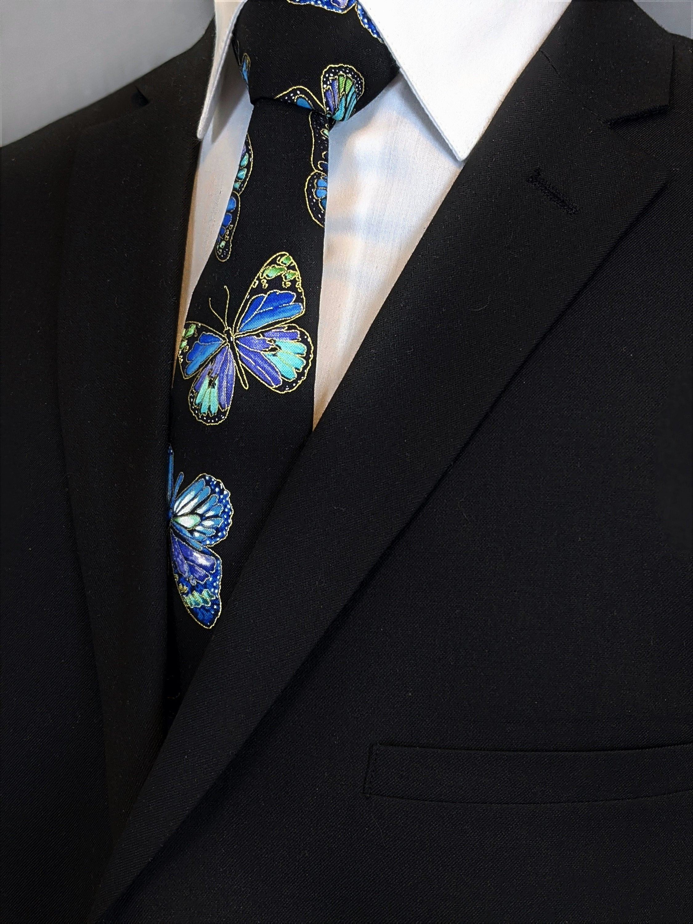 mens butterfly tie