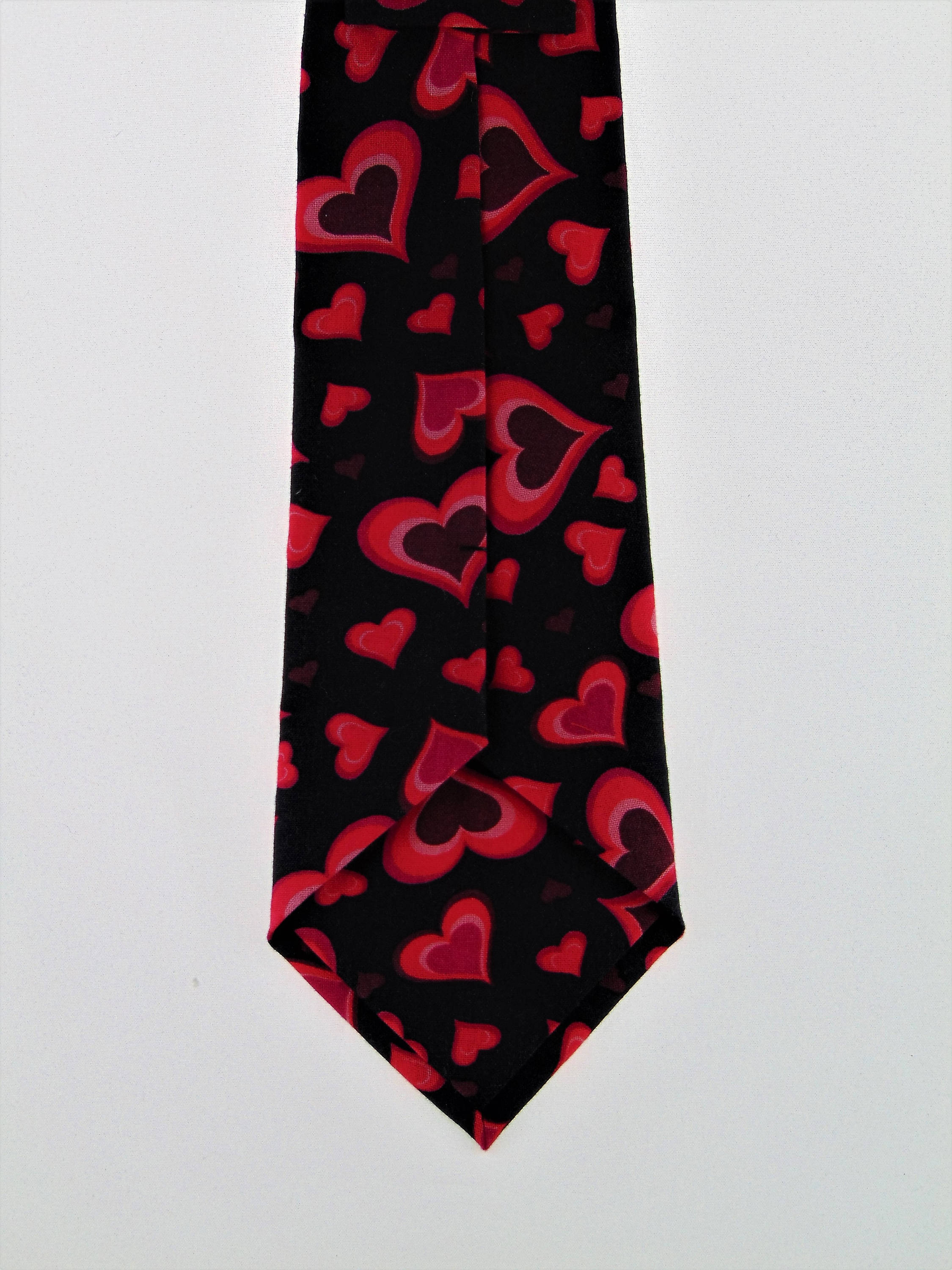 Valentines Day Necktie Mens Valentines Hearts Tie, Also Available as