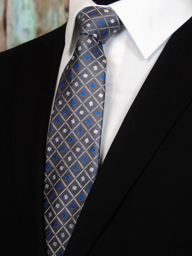 mens ties gray