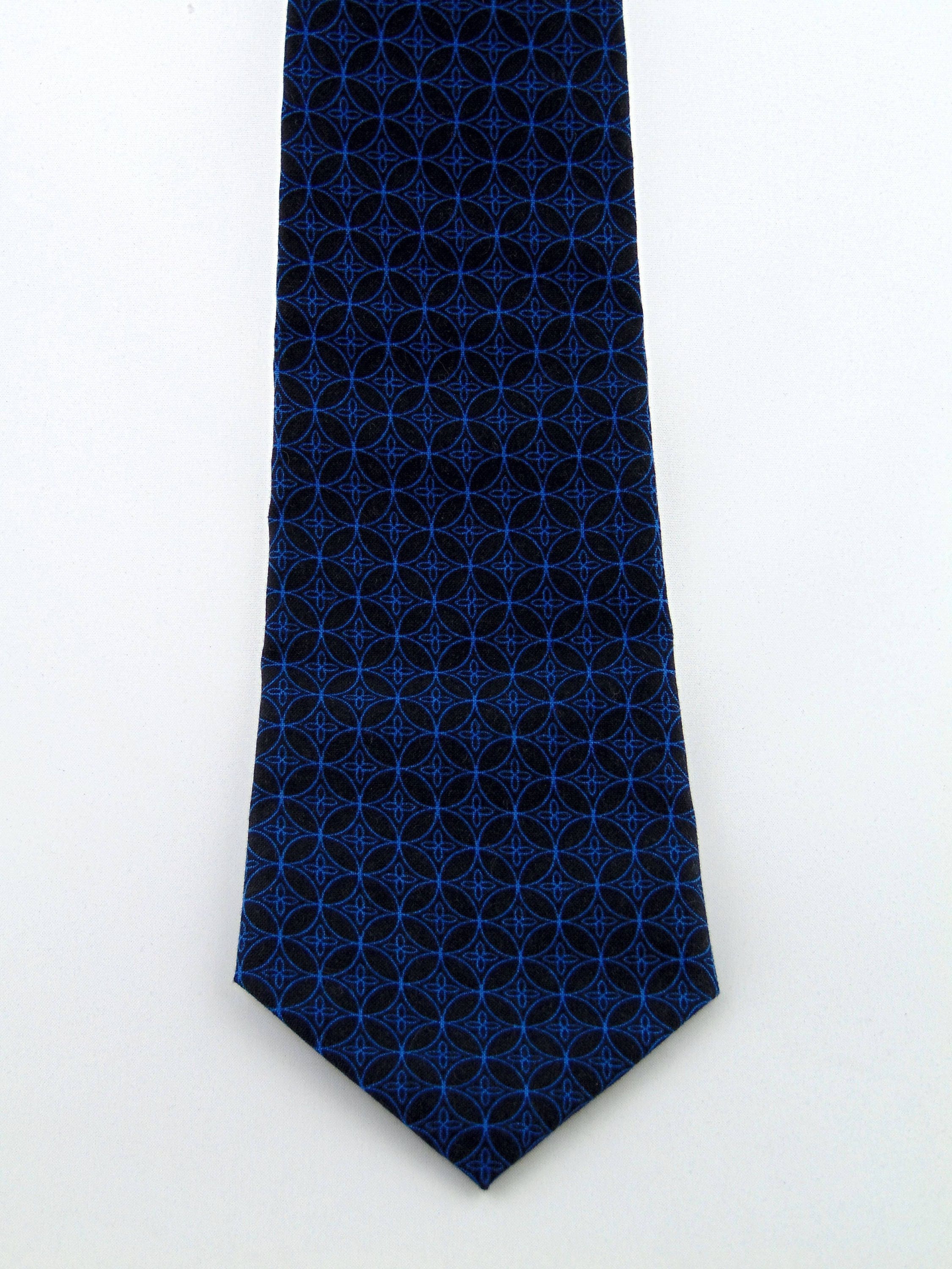 Blue Neck Tie – Mens Navy Necktie with Classic Pattern, Makes a Great ...
