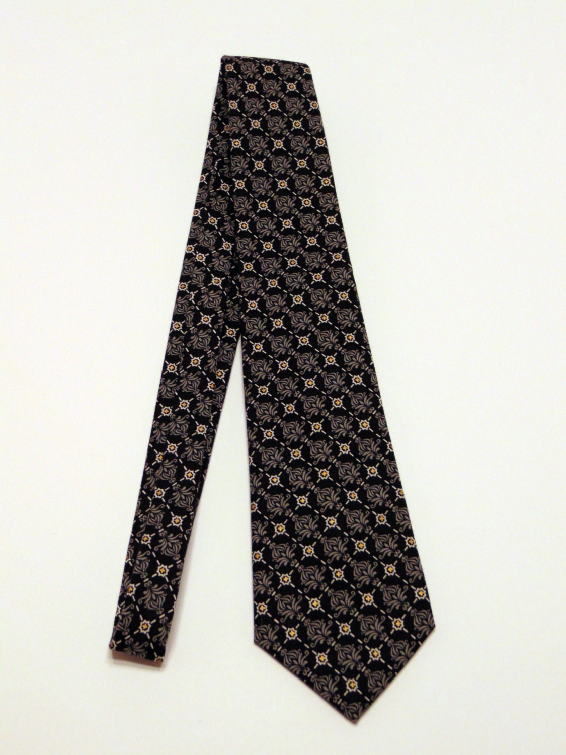 Classic Necktie, Classic Tie, Mens Necktie, Mens Tie, Black Necktie ...