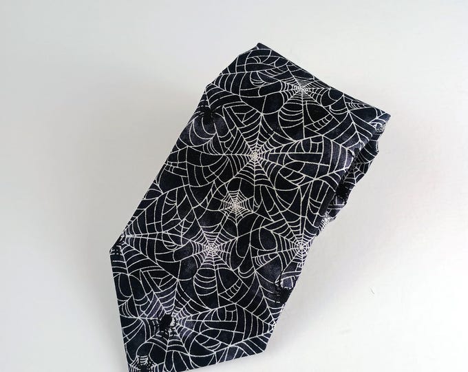 Gothic Spider Web Necktie