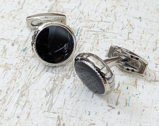 Rounds Cuff links – Mens Round Polished Cufflinks