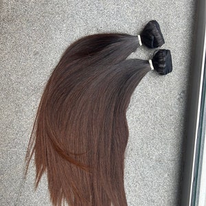 Remy Hair Extensions - Russian hair Extension - European Human hair - Natural color Hair Extenso - Clip in extensions - Straight hair Wig