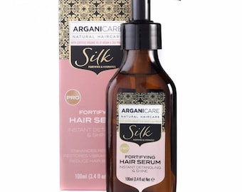 Sérum capilar con aceite de argán orgánico – Proteína de seda antiencrespamiento