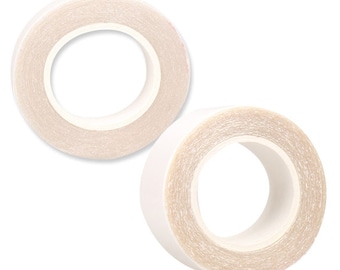 Stark haftendes doppelseitiges Klebeband - Perücke & Haarverlängerungsstütze (1 cm x 2,5 m)