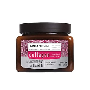 Arganicare Reconstructing Hair Mask - Hair Mask Deep Conditioning - Collagen Hair Mask - Argan Oil Hair Mask - Damaged Hair Treatment, 500ml