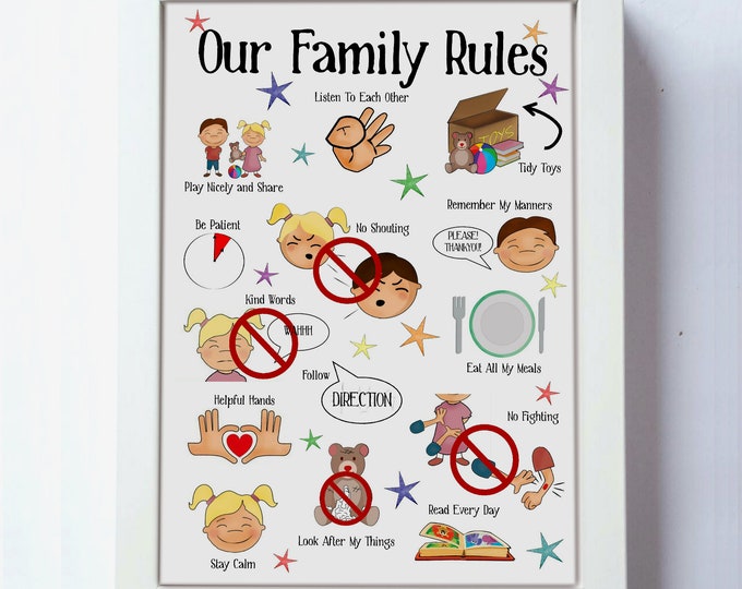 kids-behaviour-printable-family-rules-instant-download-etsy