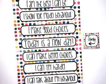 Positive Reinforcement Behavior Chart