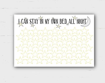 Printable Sticker Chart For Bedtime