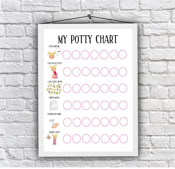 Toddler Potty Training Reward Chart