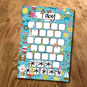 Kids, sticker Chart, Children&#39;s Star Chart, Reward Chart, Children&#39;s characters, Incentive Chart, Digital file, download, Print at home