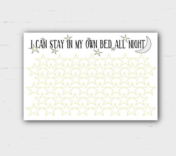 Toddler Sleep Sticker Chart