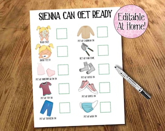 Morning Routine for Kids Getting Ready for School Help Your - Etsy