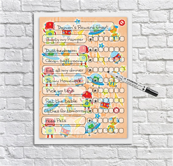 Robot Sticker Chart