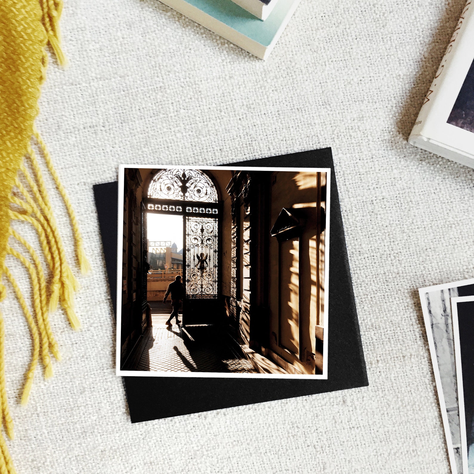 20 Postcard Set Black and White Postcards Square Postcards Etsy