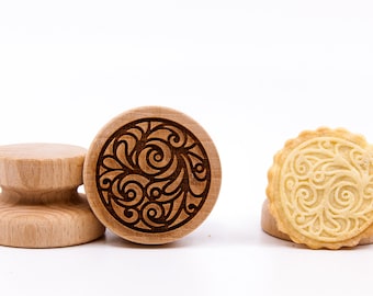 No. 002 Wooden stamp deeply engraved Baikal, Christmas gift, Wooden Toys, Stamp, Baking Gift, Christmas tree