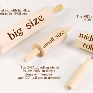 No. R257, little FLOWERS pattern, Rolling Pin, Engraved Rolling, Rolling Pin, Embossed rolling pin, Wooden Rolling pin image 5